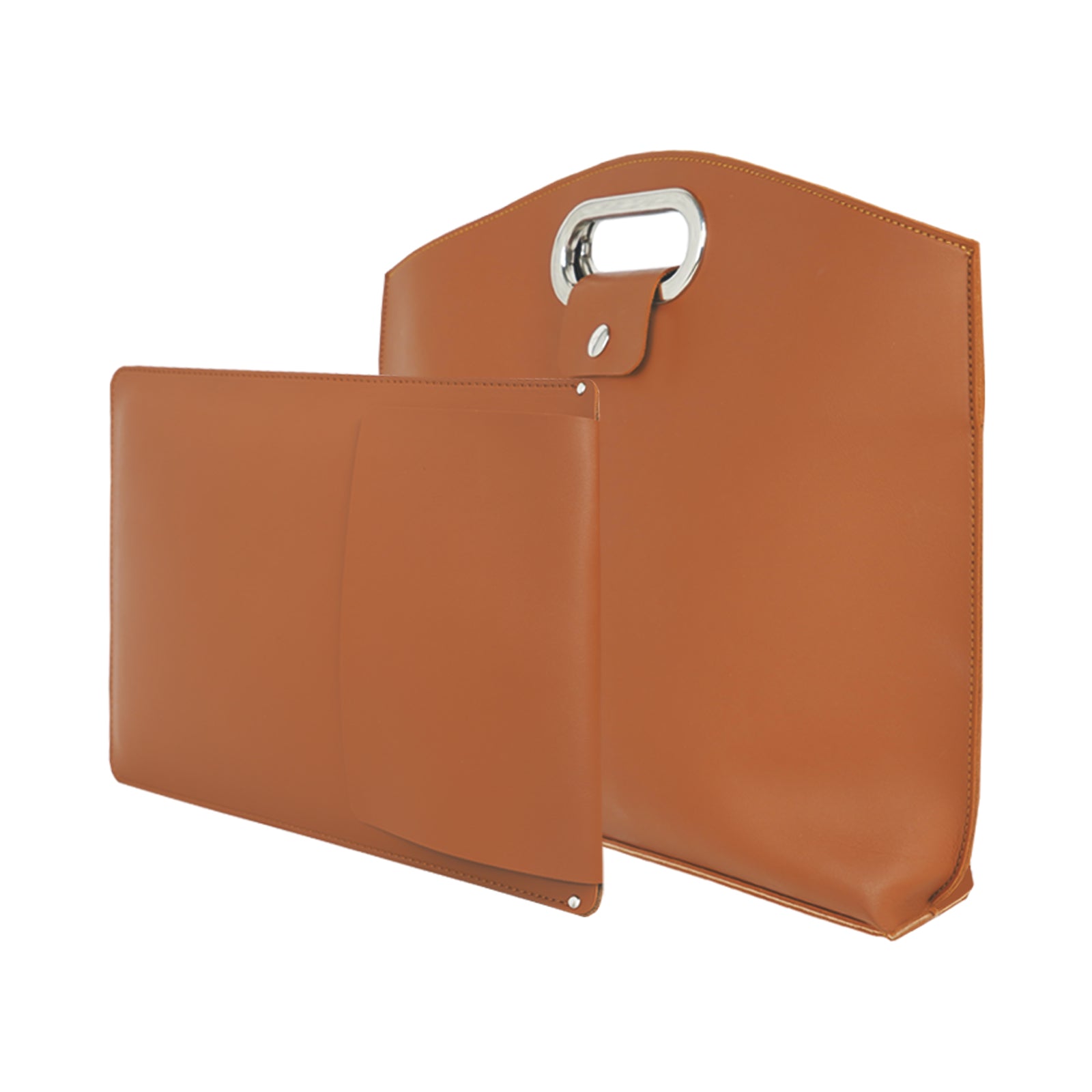 Laptop Bag with Stand · Brown