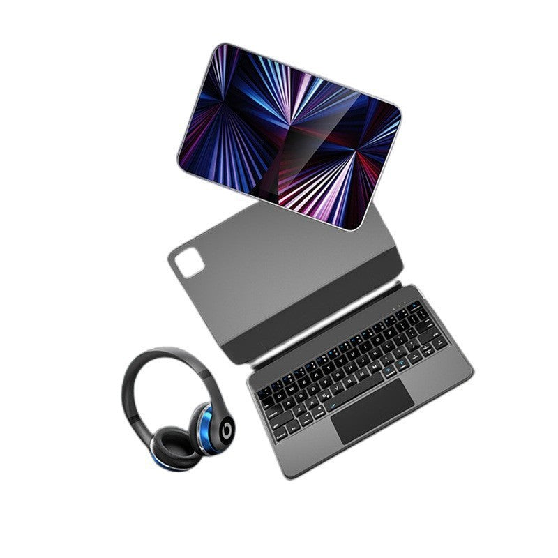 Magnetic Floating Keyboard Case · Black