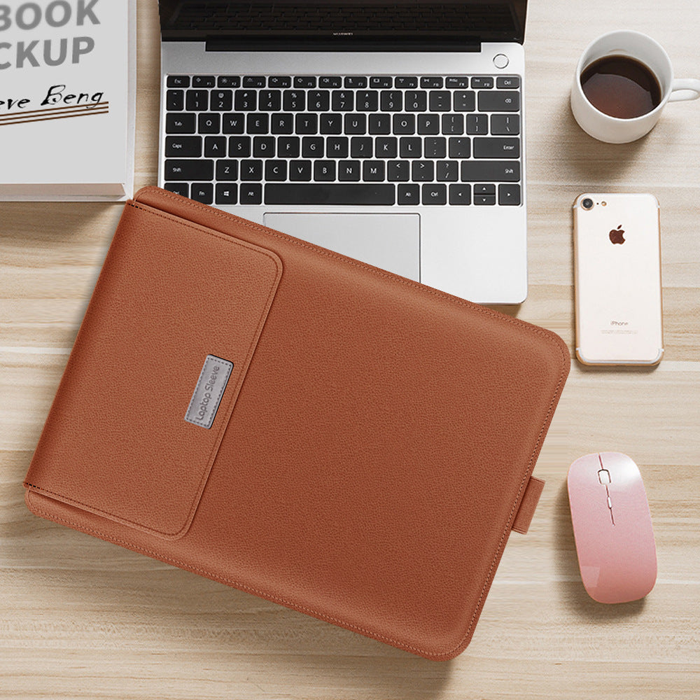Laptop Bag with Stand · Brown