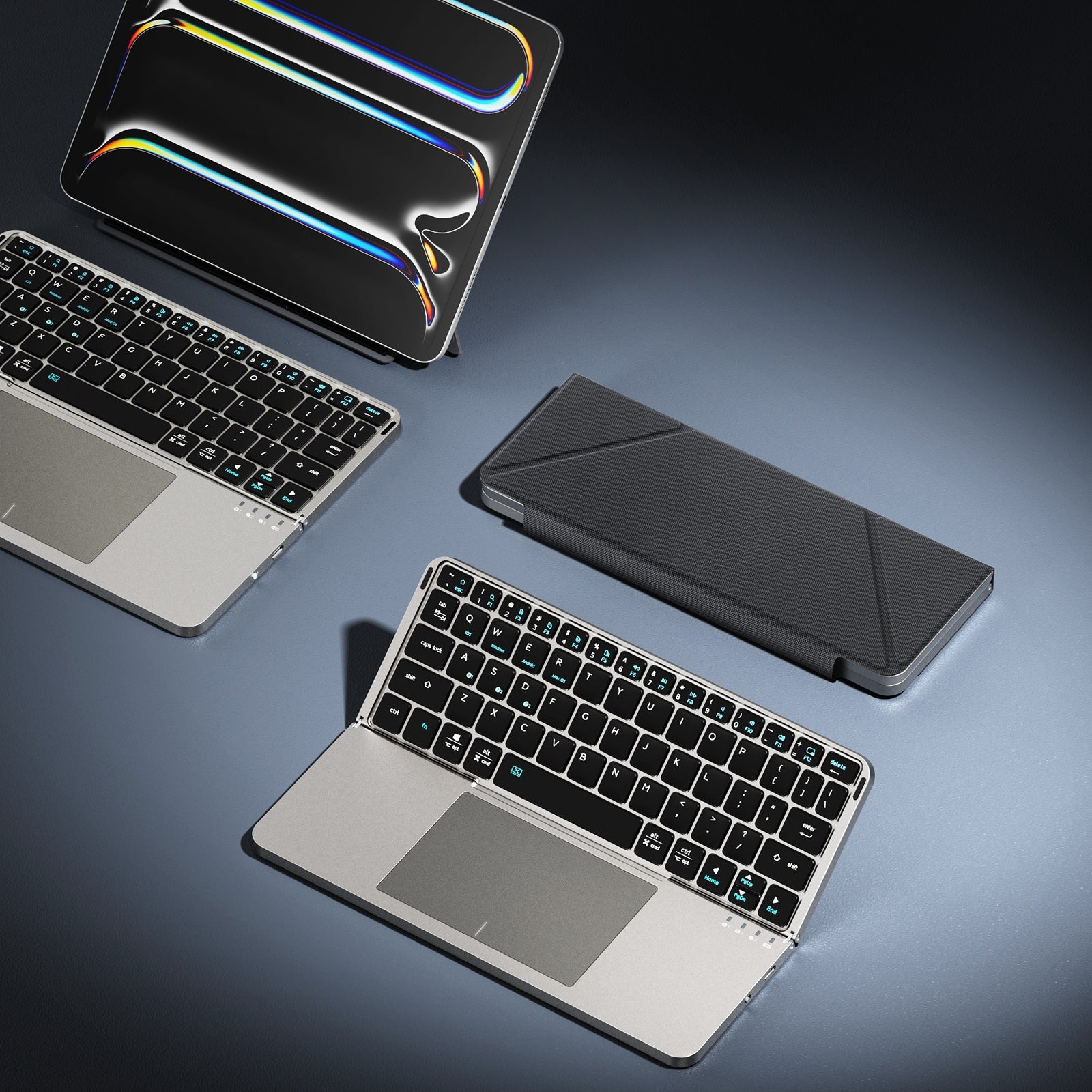 Folding Touchpad Keyboard · Silver
