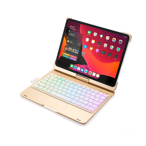 360 Rotating Keyboard Case 11" · Gold