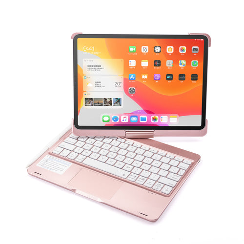 360 Rotating Keyboard Case 11" · Rose Gold