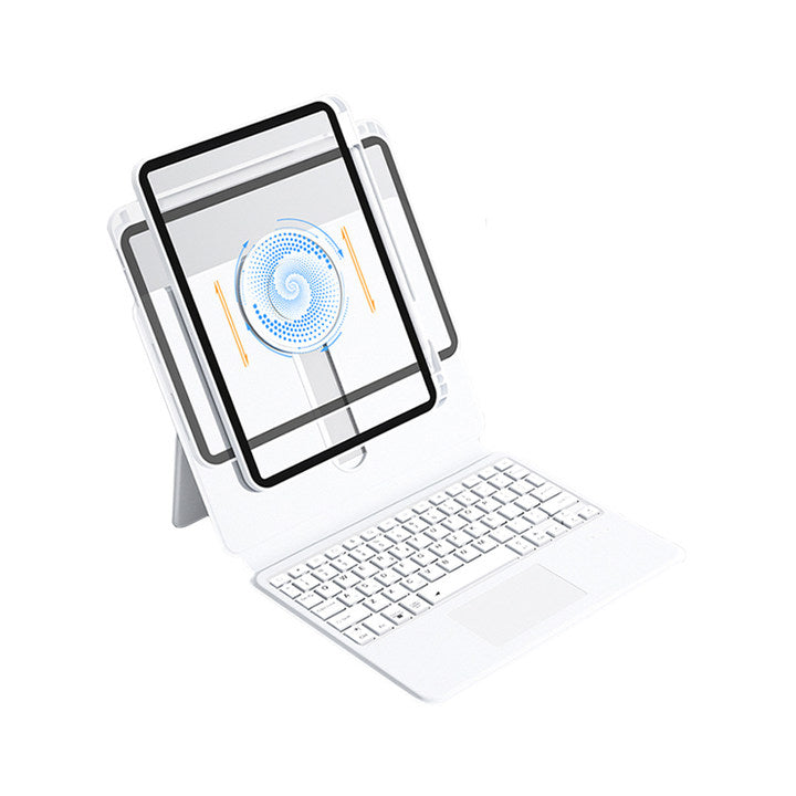 Sliding Rail Keyboard Case · White